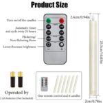 LED Flameless Taper Candles - Image 4